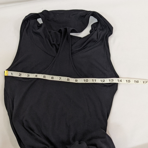 Helmut Lang Black Jersey Racerback Dress - Picture 5 of 10